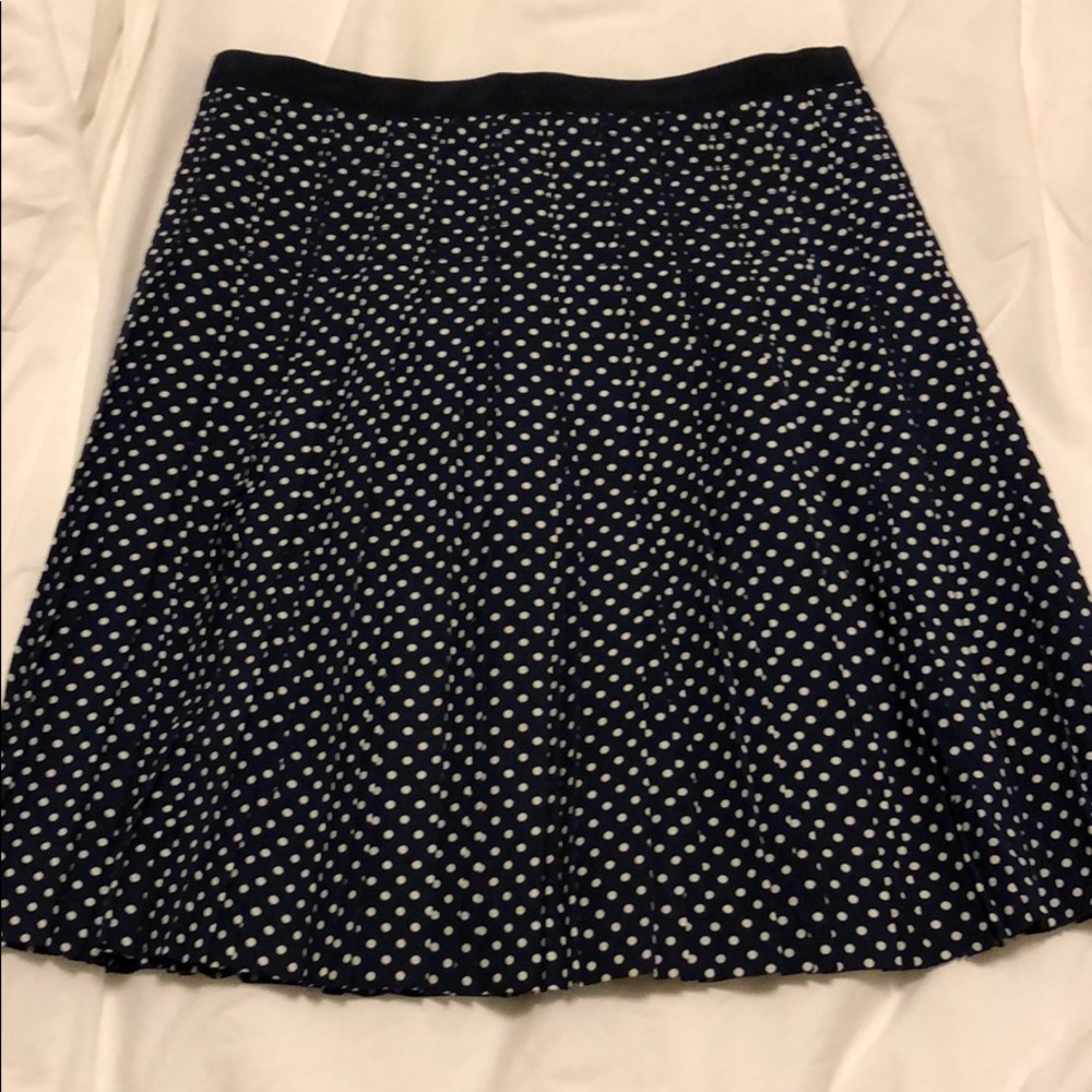 JCrew pleated mini skirt